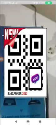 barcode scanner(QR) android App screenshot 1